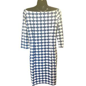 Sailor Sailor womens coastal dress small 3/4 sleeves NEW